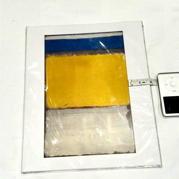 NEW! Rothko Number 10 Matted Print - Picture 5 of 8